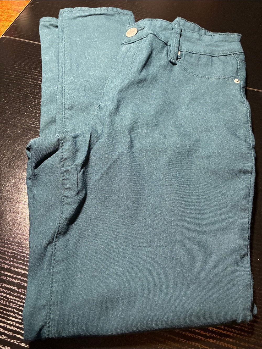 YMI Teal Chinos for Women